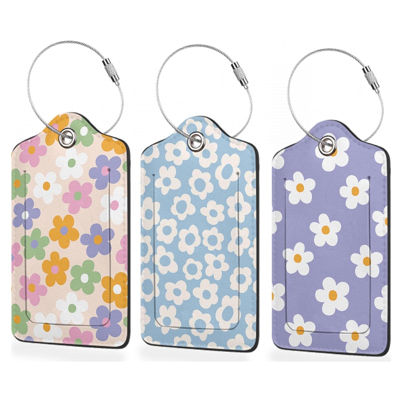 Etiquetas de Equipaje ZIHONSE de Cuero PU con Privacidad 3 Pzas