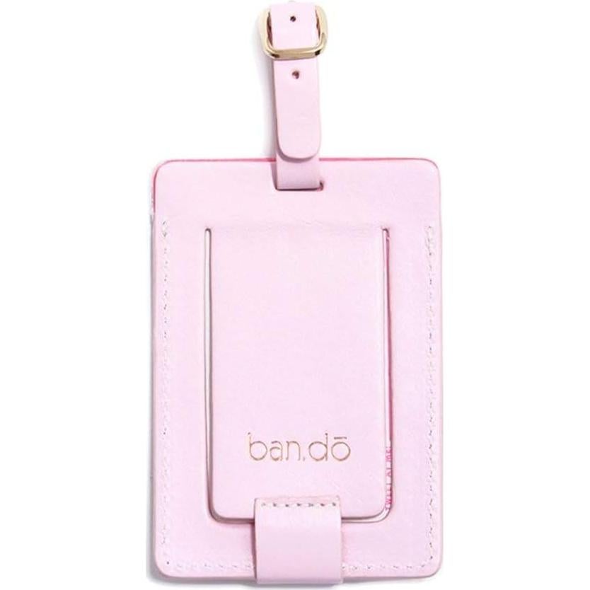 Etiqueta de Equipaje Ban.do Mujer Rosa Metálico 11.4x7.6cm