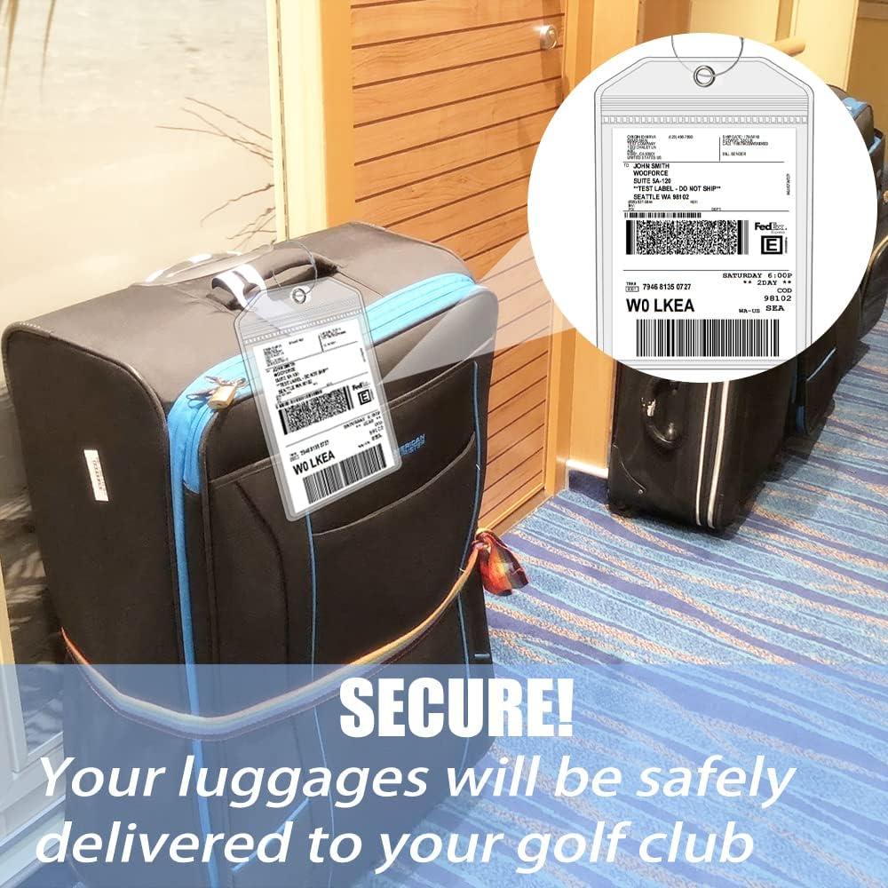 Etiquetas de Equipaje de Golf CruiSeaU 4 Piezas 15.24x22.86 cm
