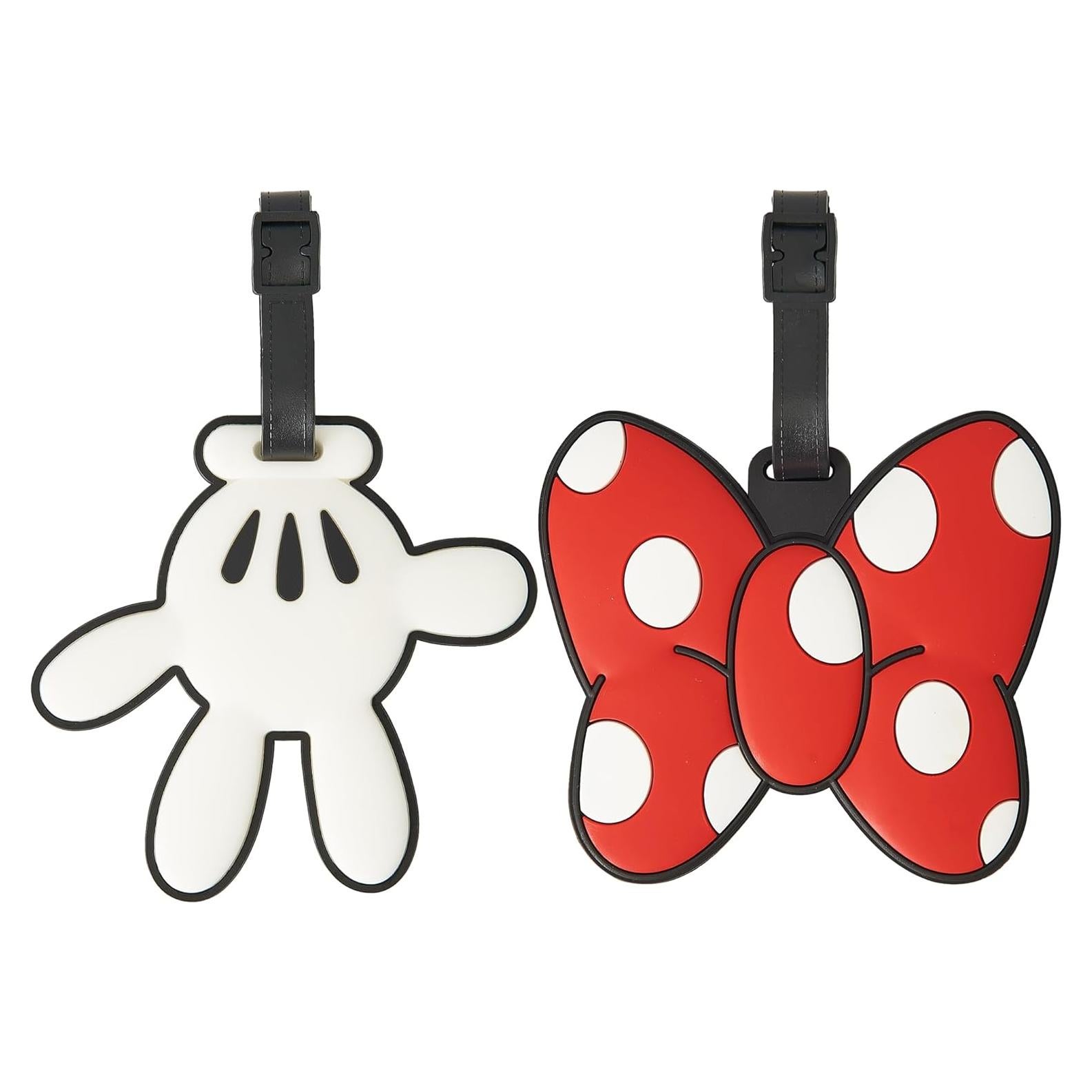 Juego de 2 Etiquetas de Equipaje Silicona JAMNSY Mariposa