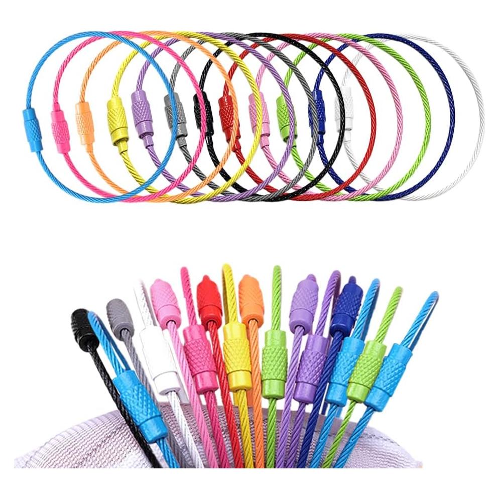 Paquete de 12 anillas de metal CooBigo para manualidades 150mm