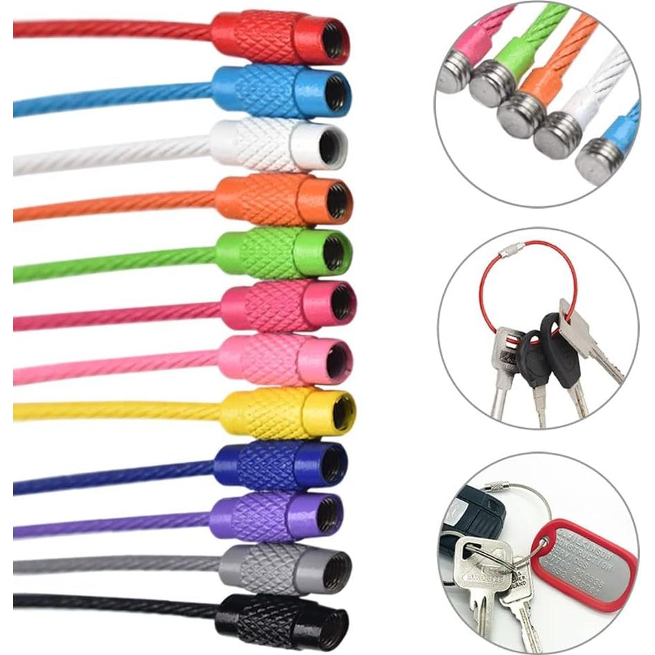 Paquete de 12 anillas de metal CooBigo para manualidades 150mm