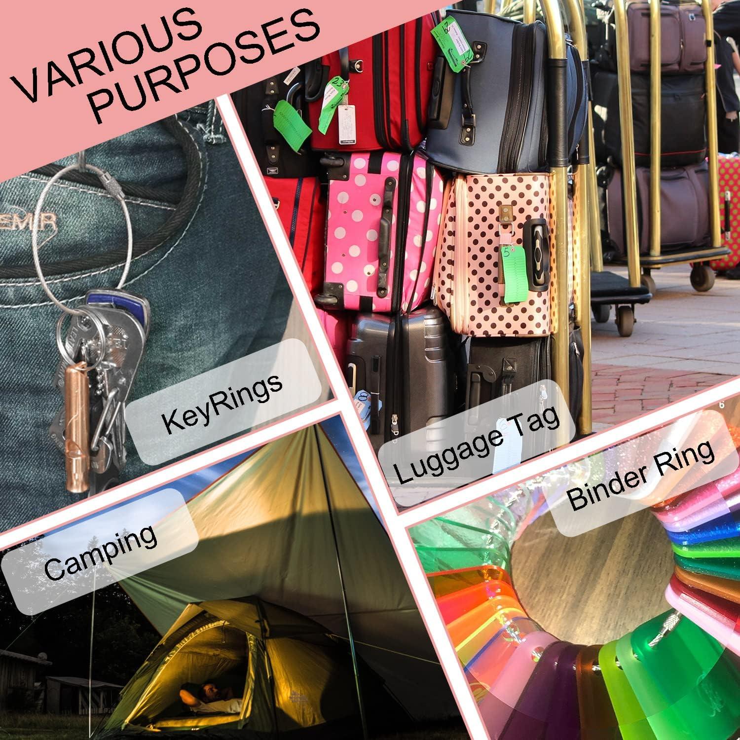 Paquete de 12 anillas de metal CooBigo para manualidades 150mm