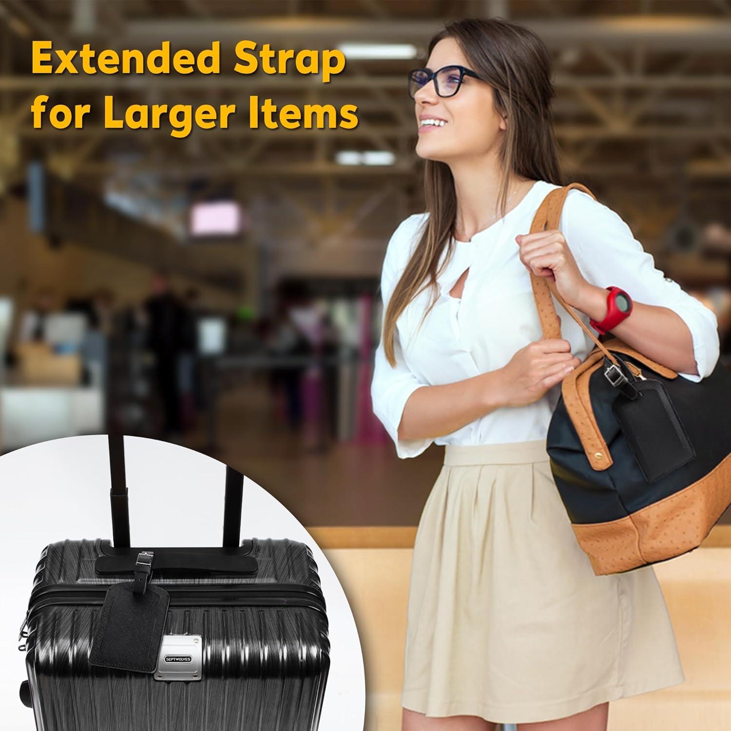 Paquete de 3 Etiquetas de Equipaje Airkit con Protección de Privacidad