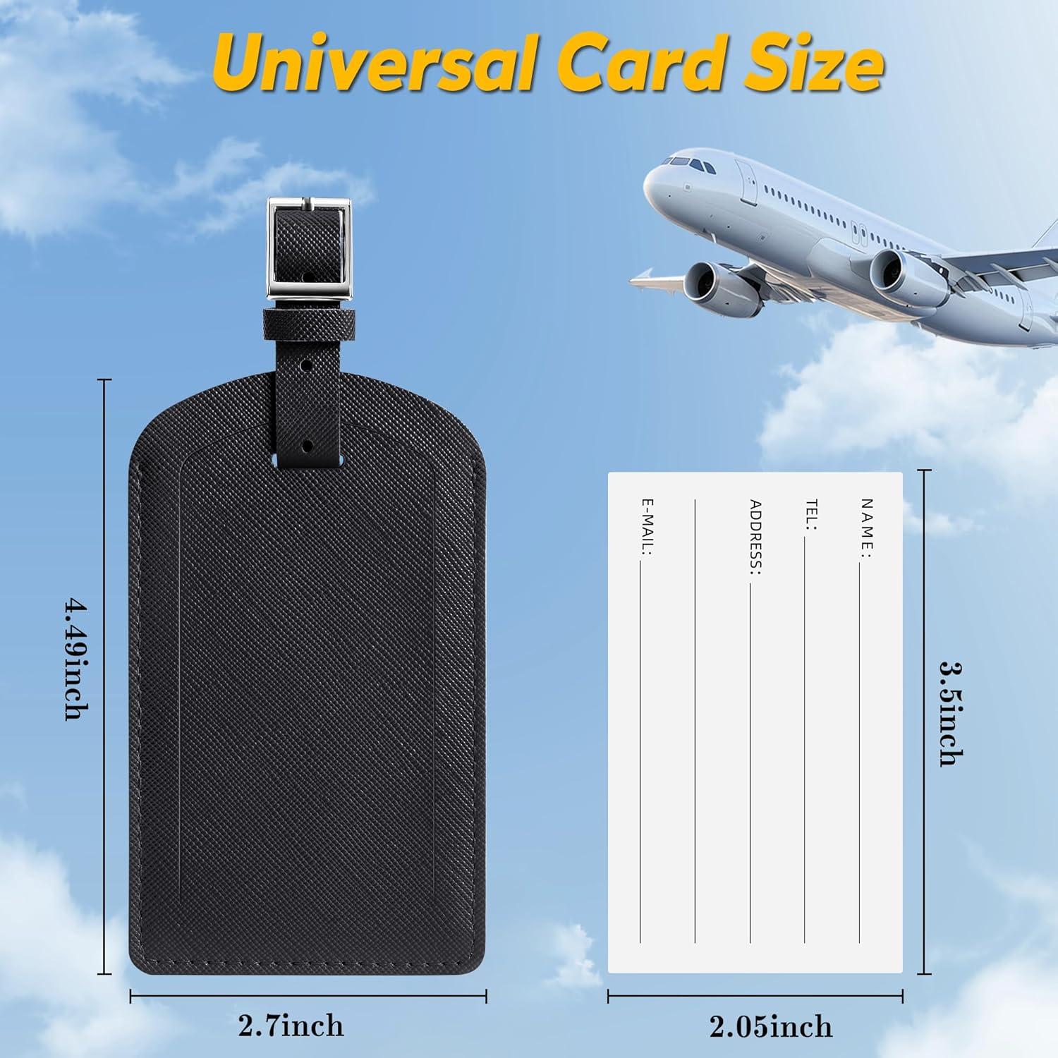 Paquete de 3 Etiquetas de Equipaje Airkit con Protección de Privacidad