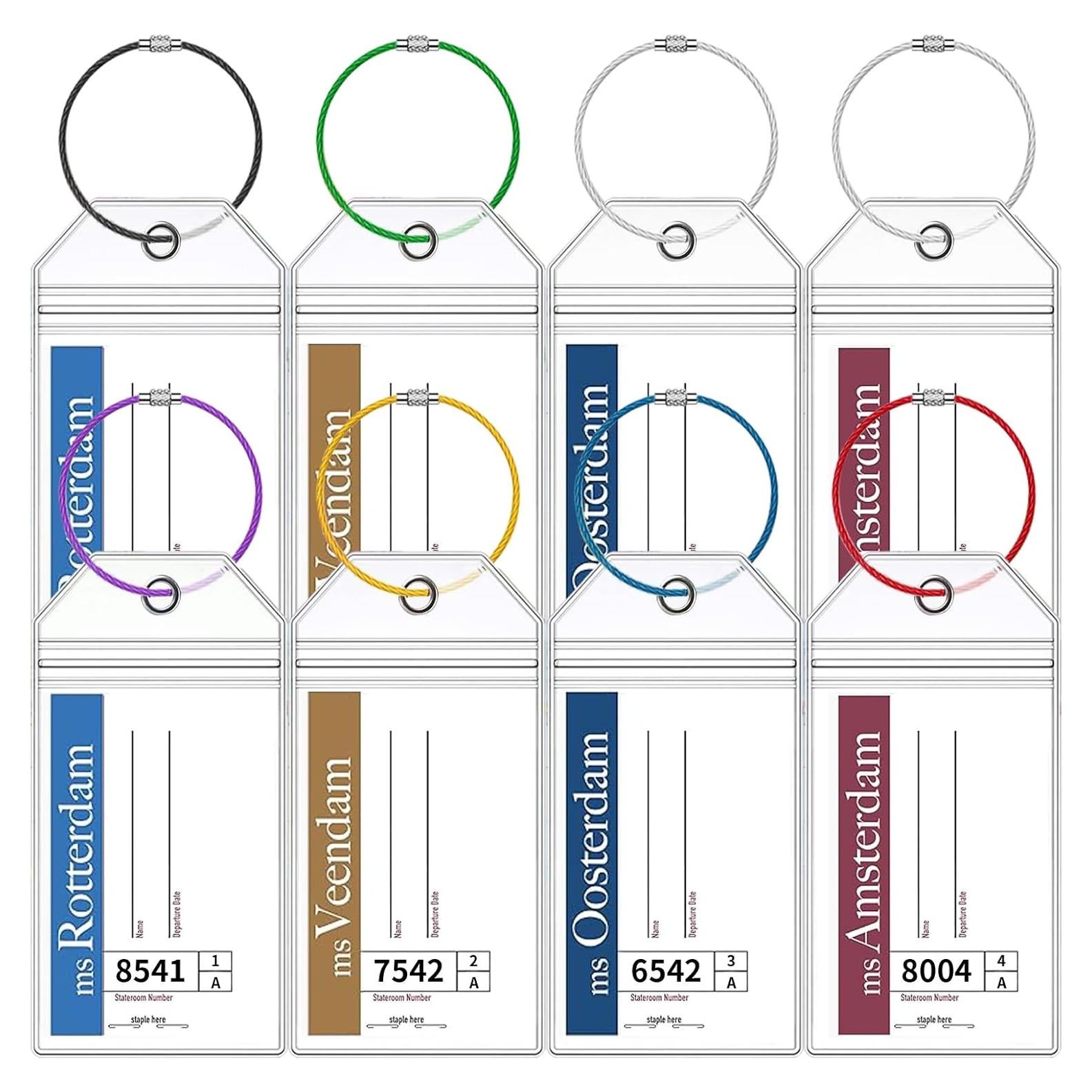 Soportes para Etiquetas de Equipaje TONGMAO - 8 Piezas