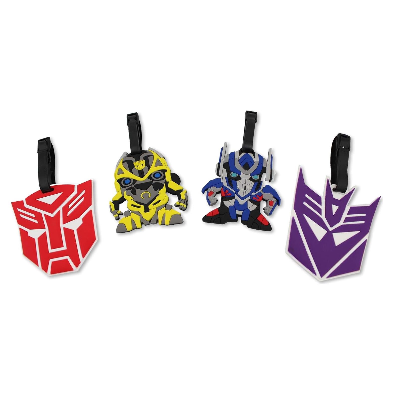 Juego de 4 Etiquetas de Equipaje Silicona Finex Multi Color