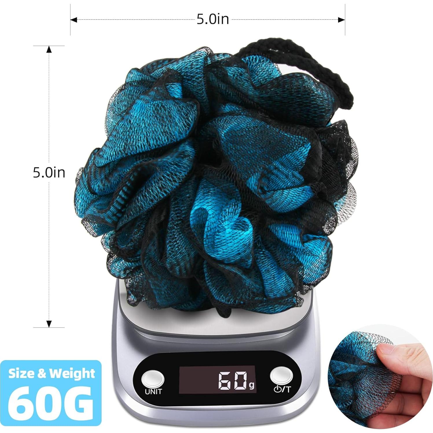 Esponjas de Lufa de Baño Chuya 60g - 4 Piezas para Ducha