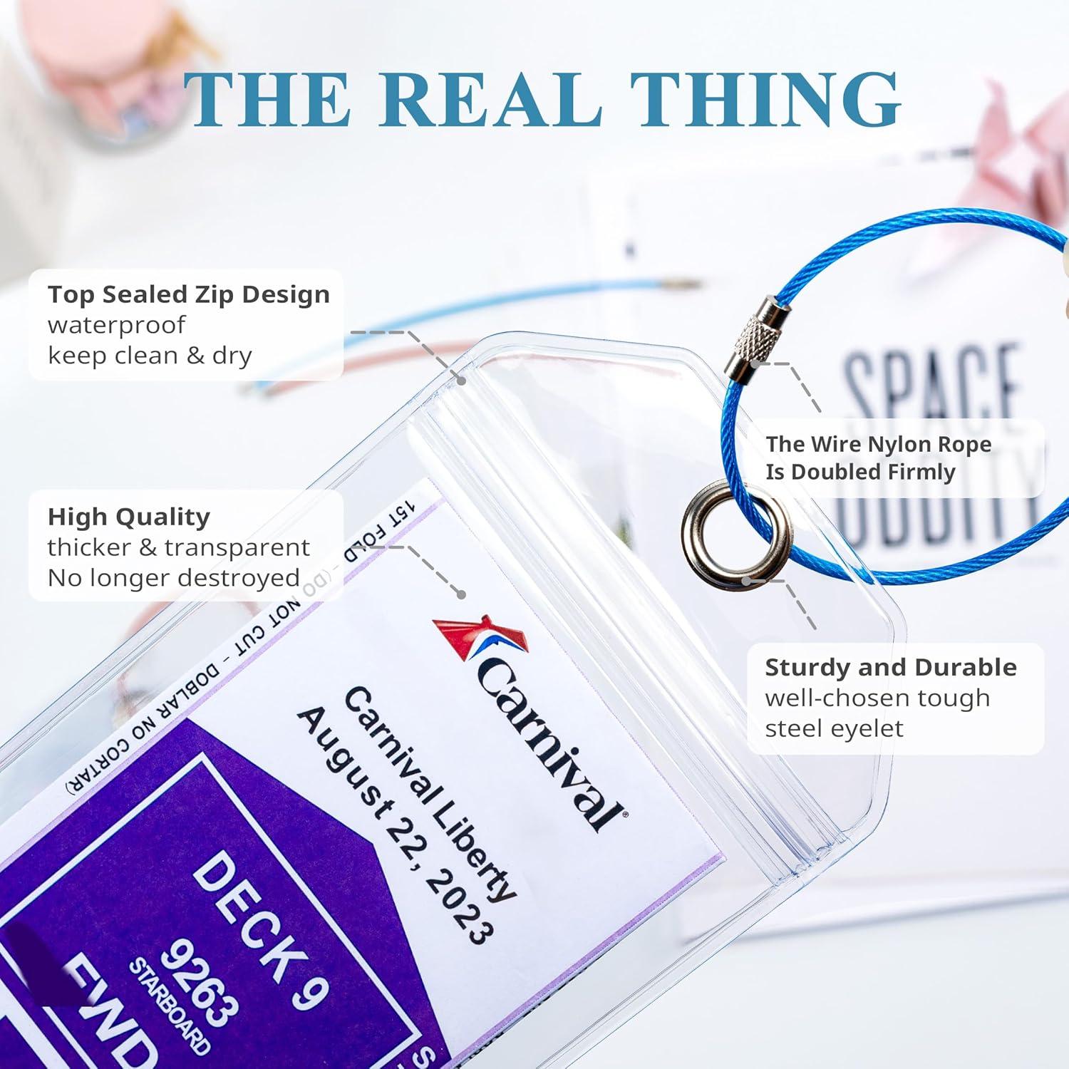 Soportes de Etiquetas de Equipaje Jollyants Transparentes 2 Unidades