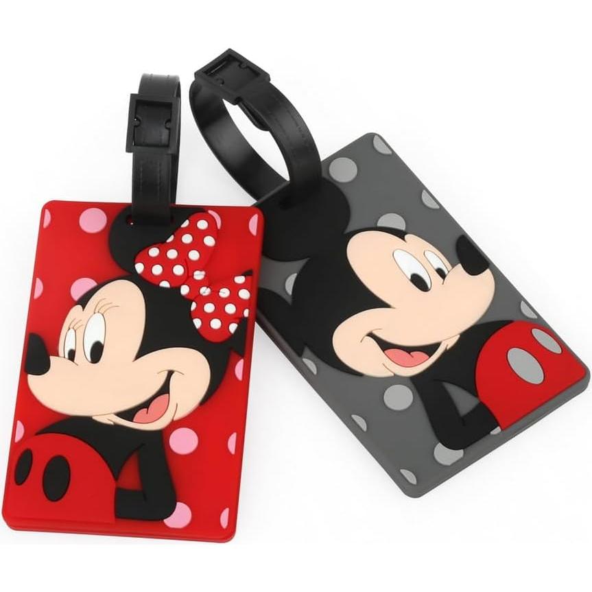 Etiquetas de Equipaje Silicona Achidane 2-Pack Caricatura