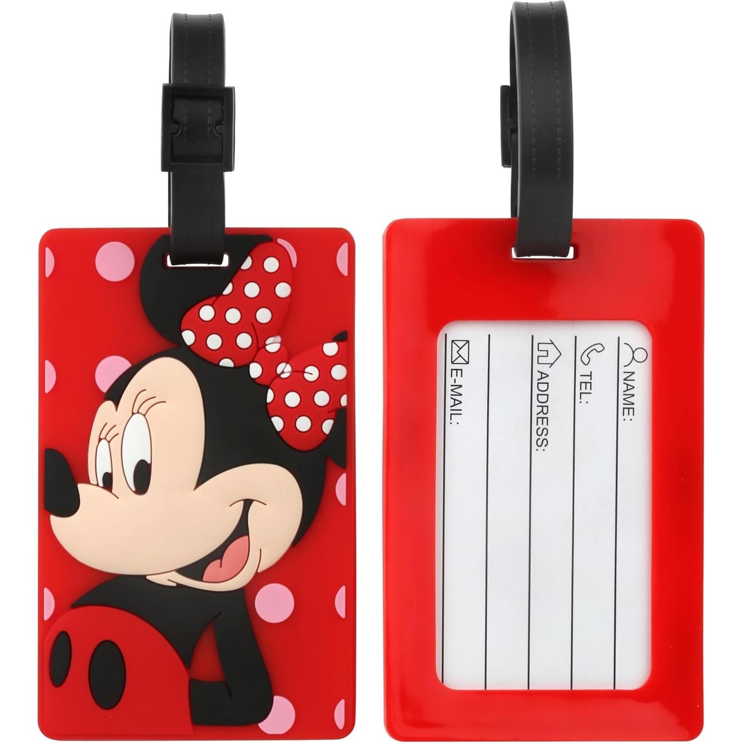 Etiquetas de Equipaje Silicona Achidane 2-Pack Caricatura