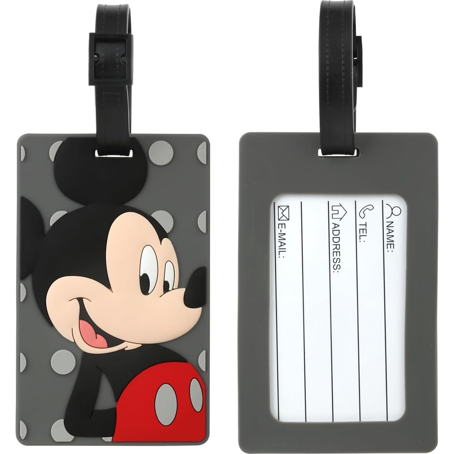 Etiquetas de Equipaje Silicona Achidane 2-Pack Caricatura