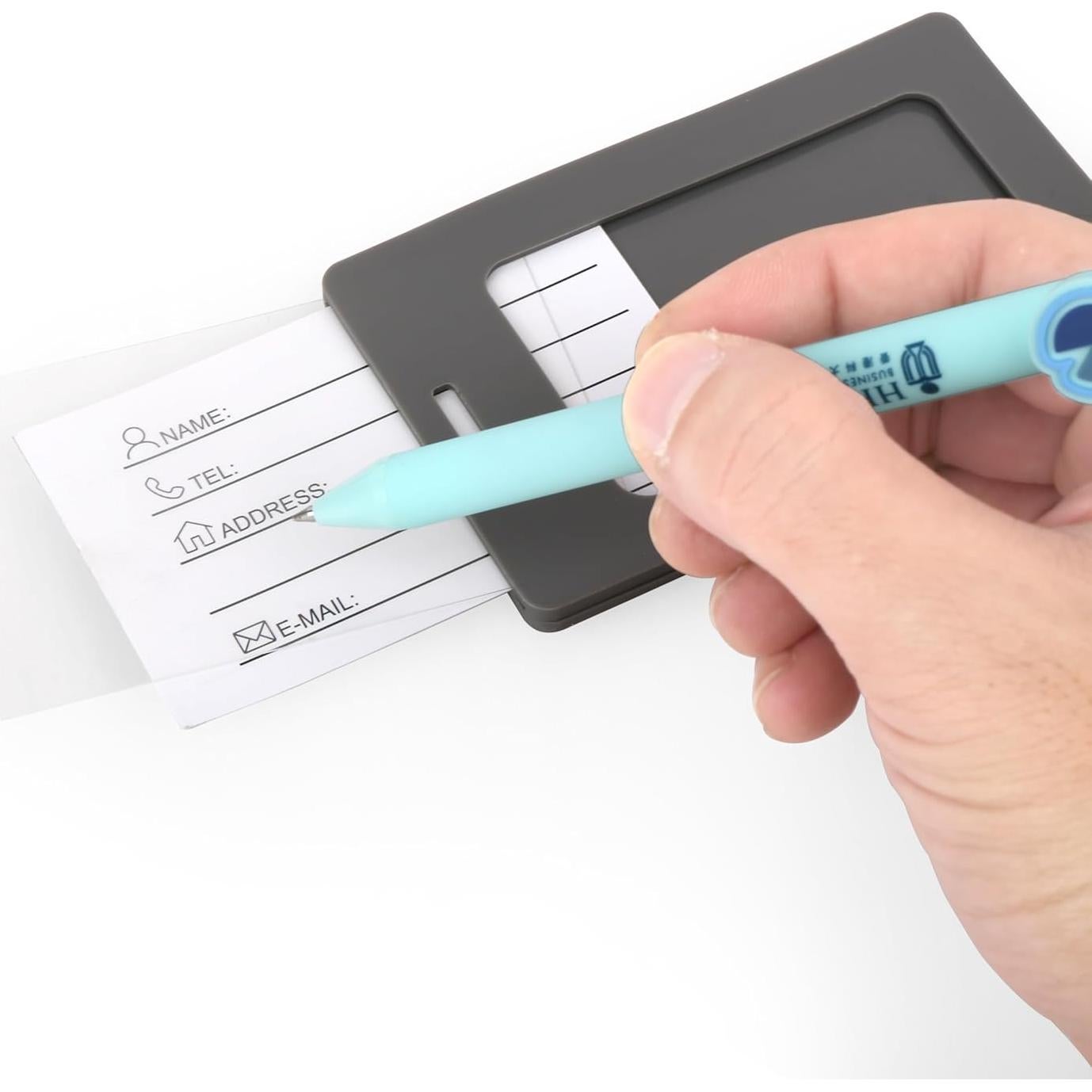 Etiquetas de Equipaje Silicona Achidane 2-Pack Caricatura