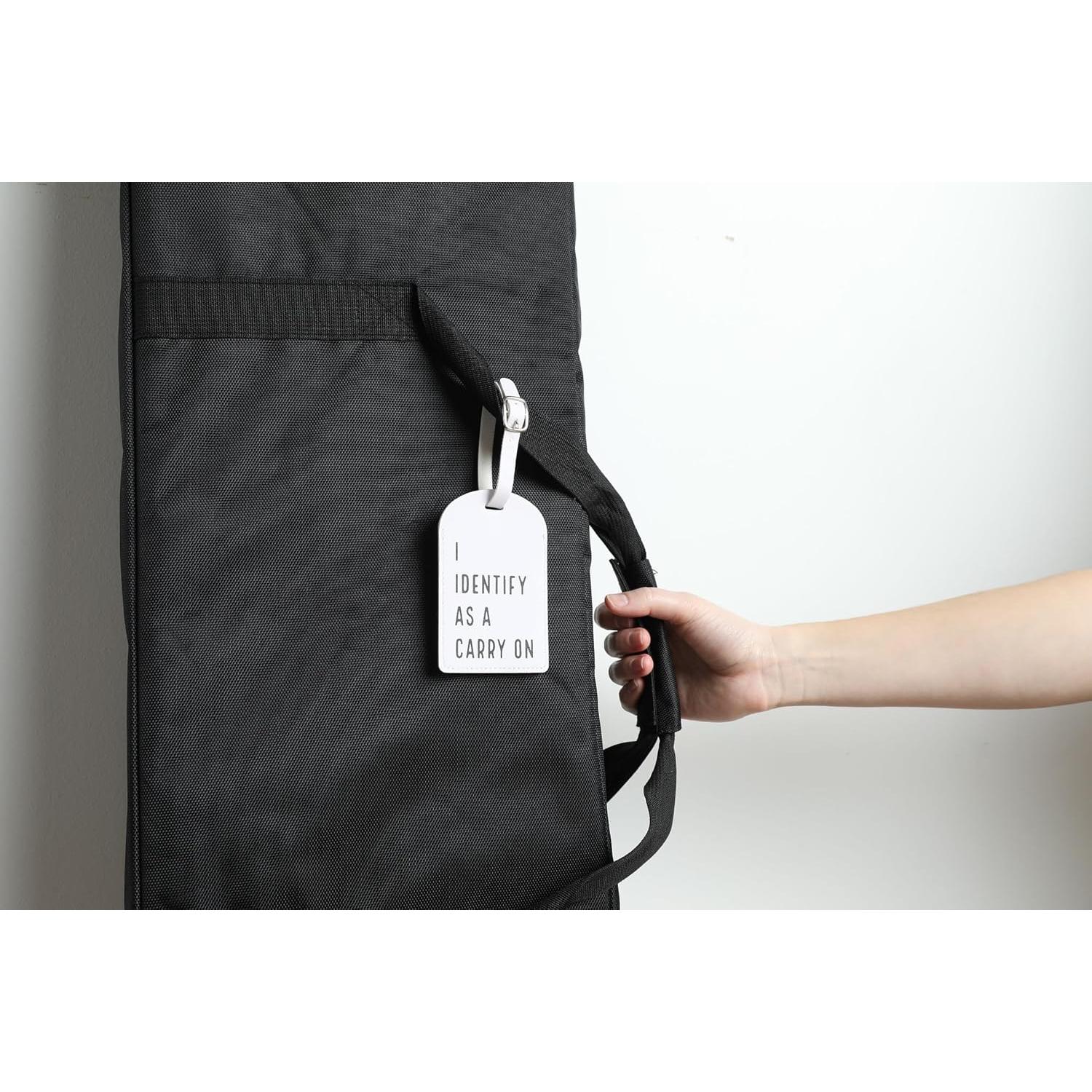 Etiqueta de Equipaje de Cuero Gelid - Divertida y con Privacidad