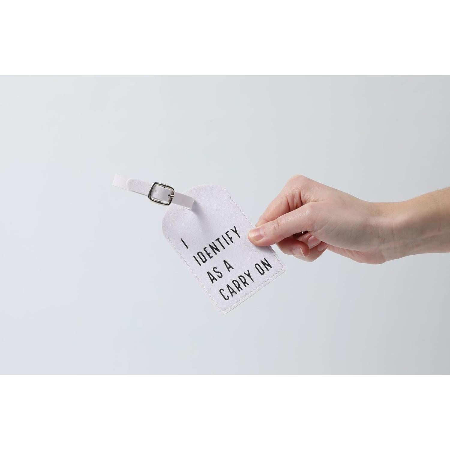 Etiqueta de Equipaje de Cuero Gelid - Divertida y con Privacidad