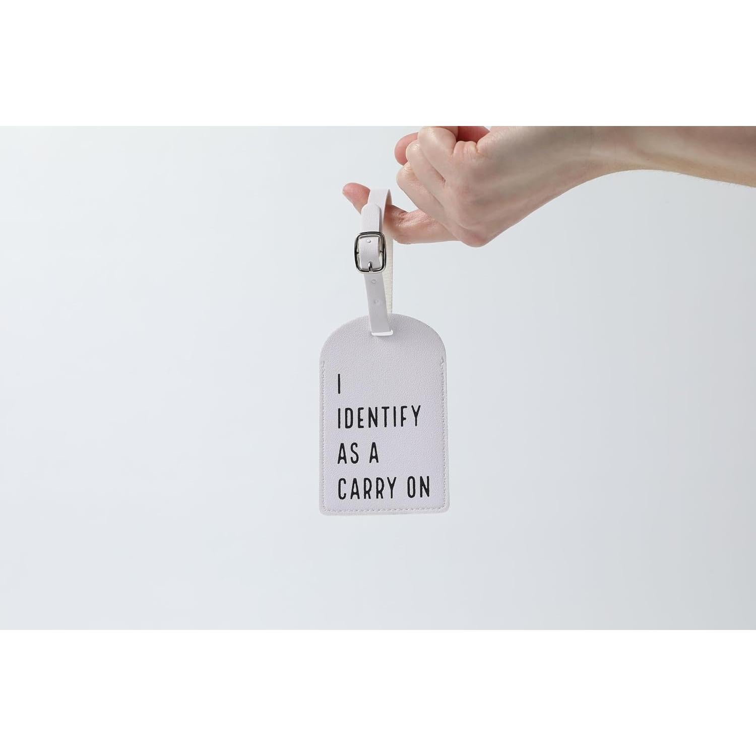 Etiqueta de Equipaje de Cuero Gelid - Divertida y con Privacidad