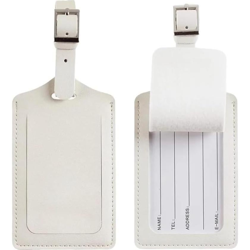 Etiqueta de Equipaje de Cuero Gelid - Divertida y con Privacidad