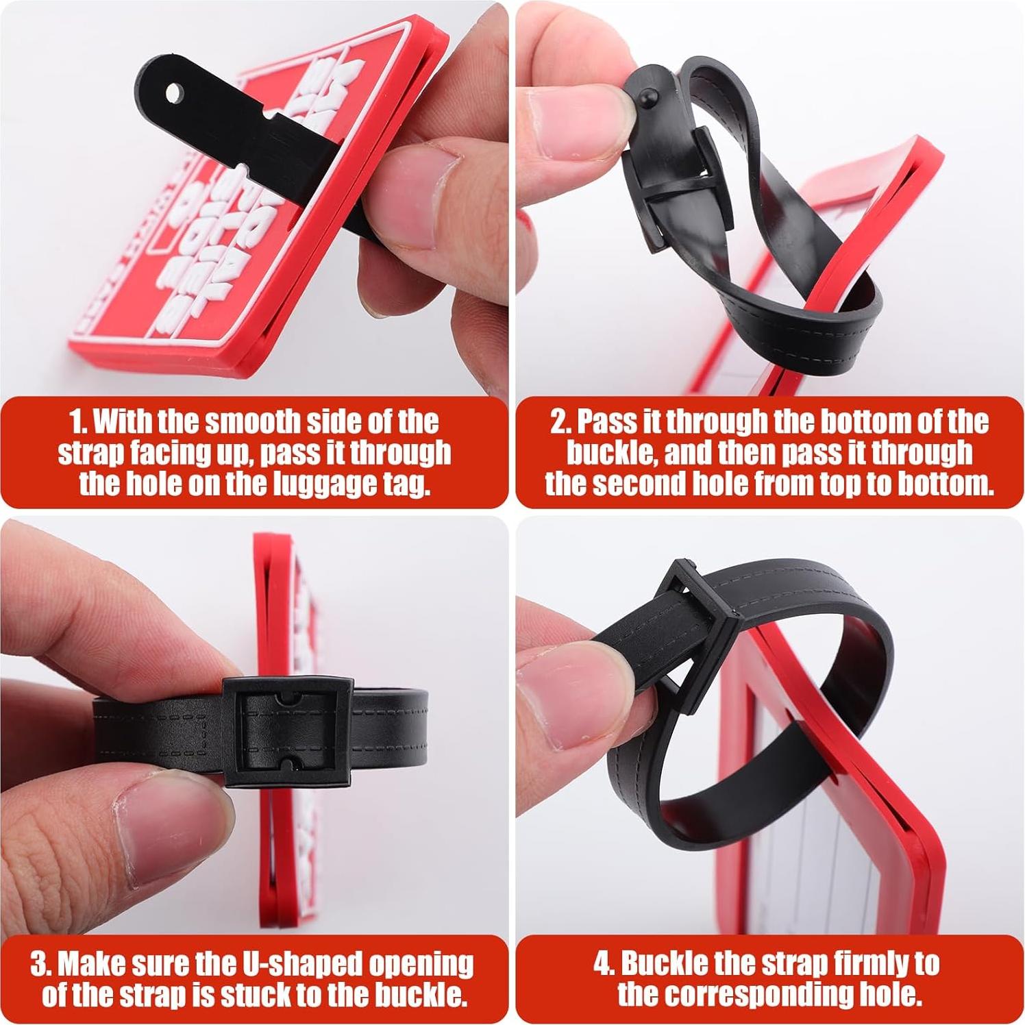 Etiquetas de Suministros Médicos Tinoaly 2 Piezas PVC Rojo