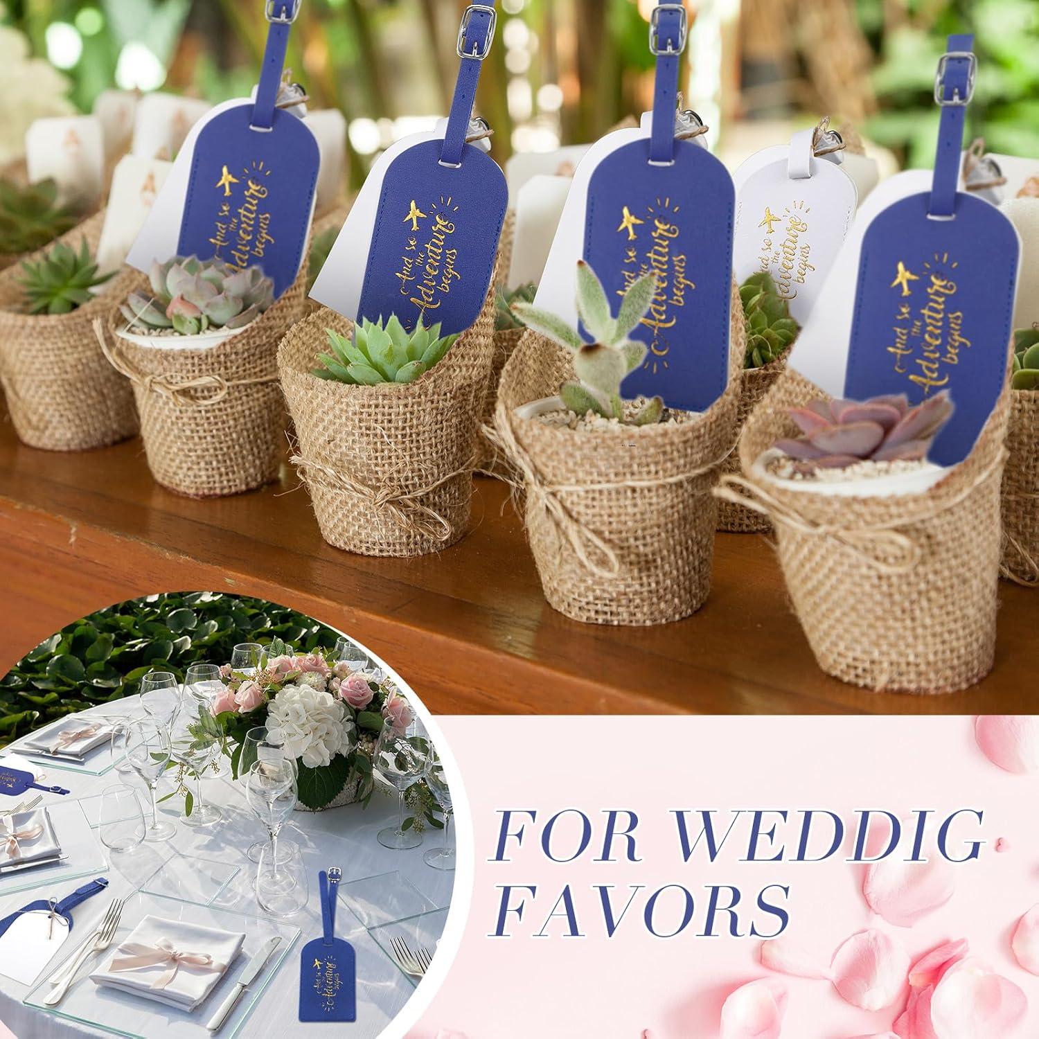 Etiquetas de Equipaje Amylove 24 Piezas Azul Real