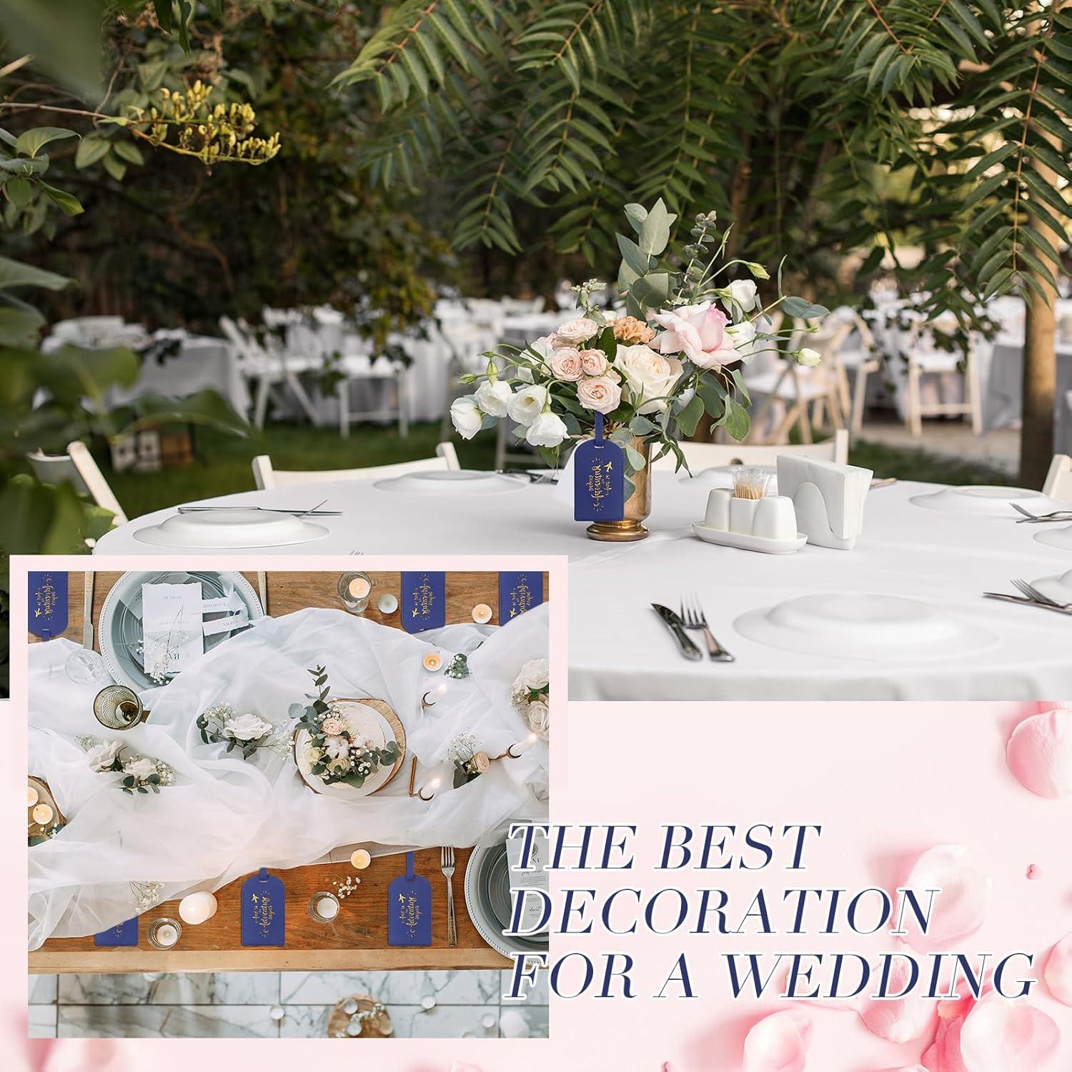 Etiquetas de Equipaje Amylove 24 Piezas Azul Real