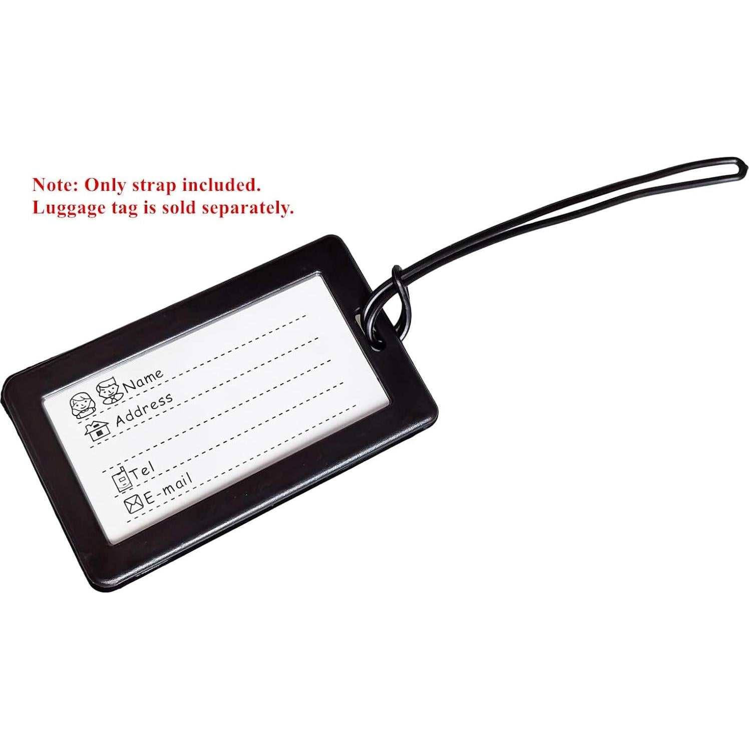 Bucles de Plástico para Etiquetas de Equipaje Goodma 110 Pcs 16.5 cm