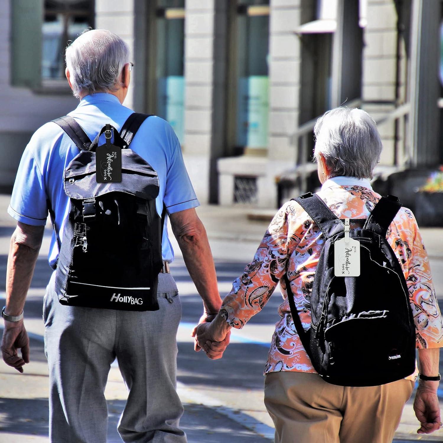 Etiquetas de Equipaje Weewooday para Bodas - 2 Piezas Coloridas