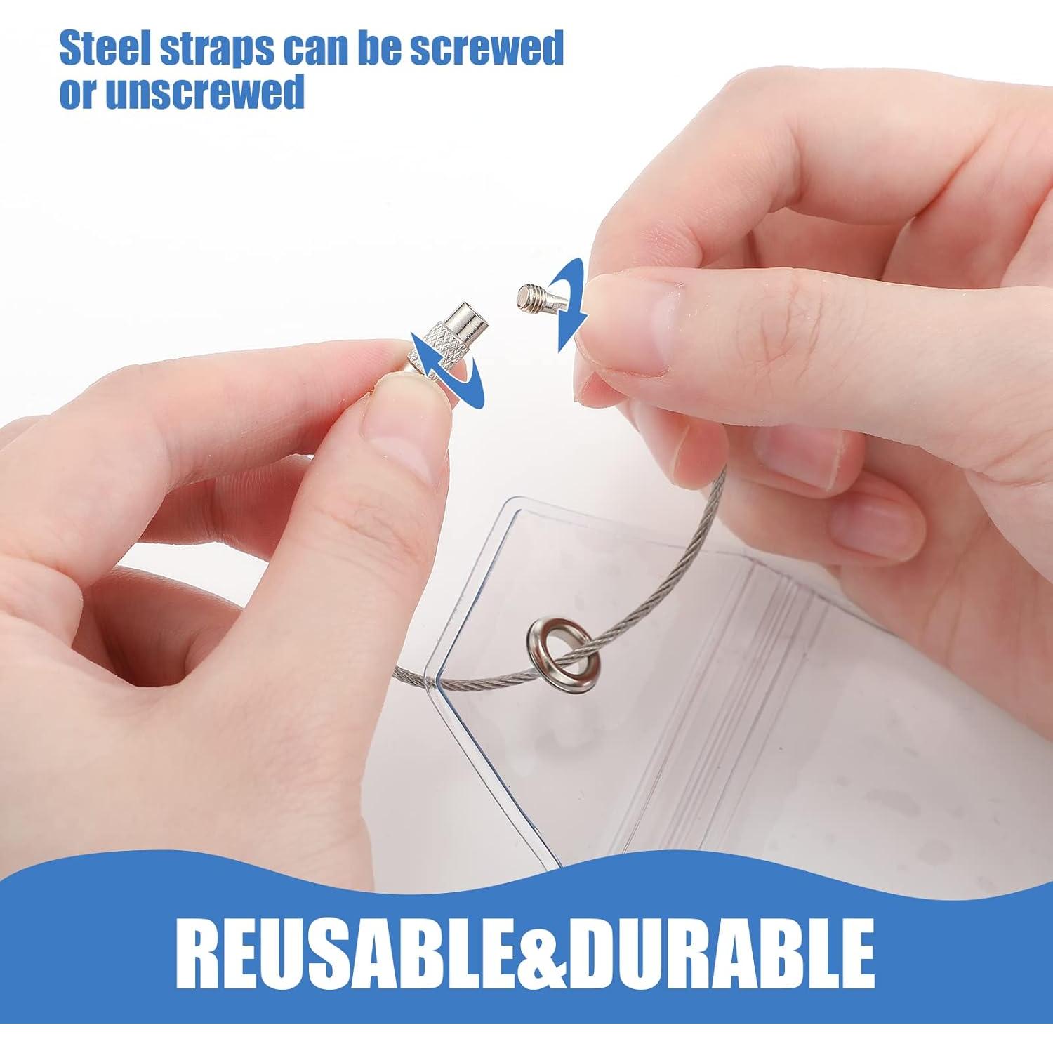 Woanger 24 Etiquetas de Equipaje Impermeables para Crucero 19x8.9cm