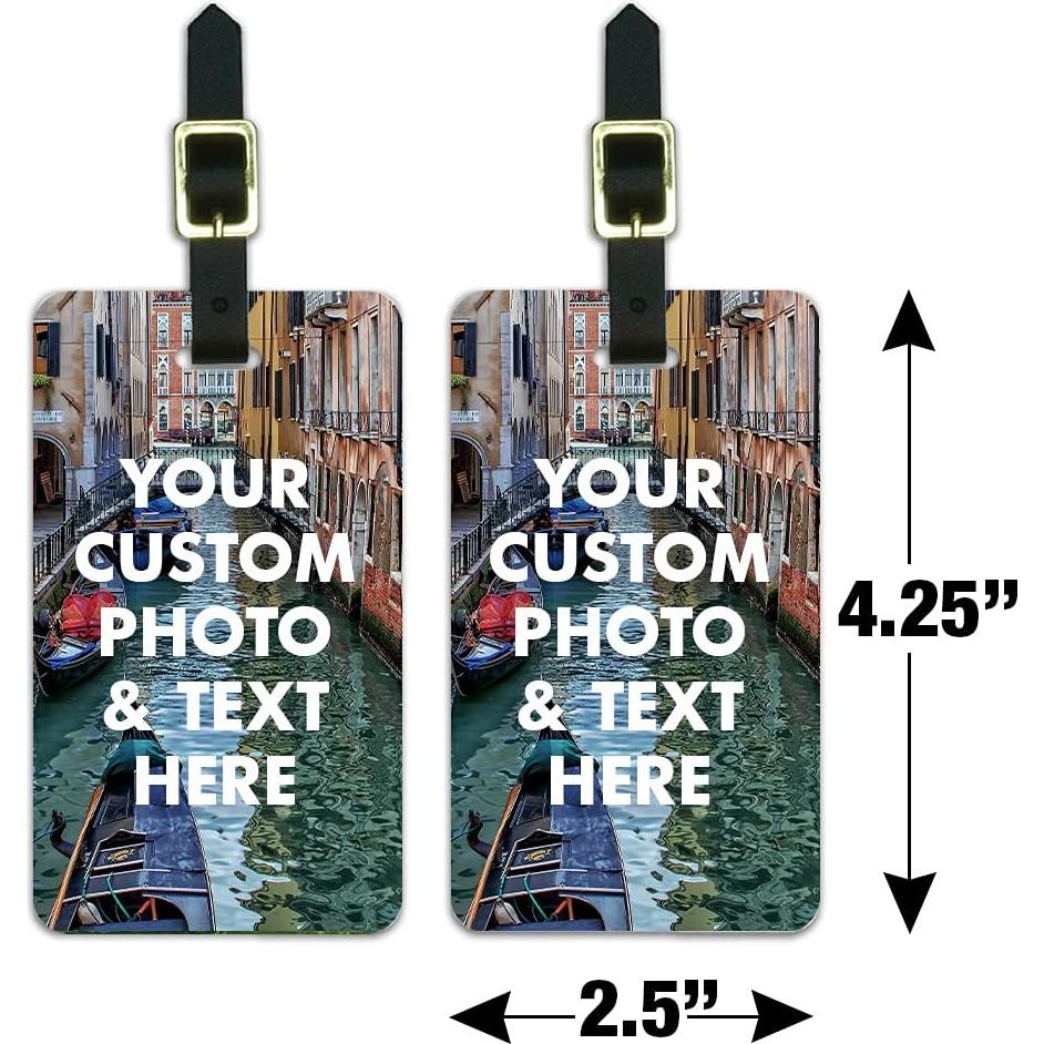 Etiquetas de Equipaje Personalizadas GRAPHICS & MORE - 2 Pzas