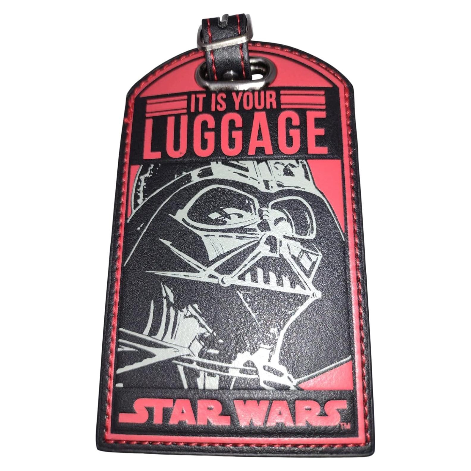 Etiqueta de Equipaje Star Wars Darth Vader Bioworld 11.43x7.62cm