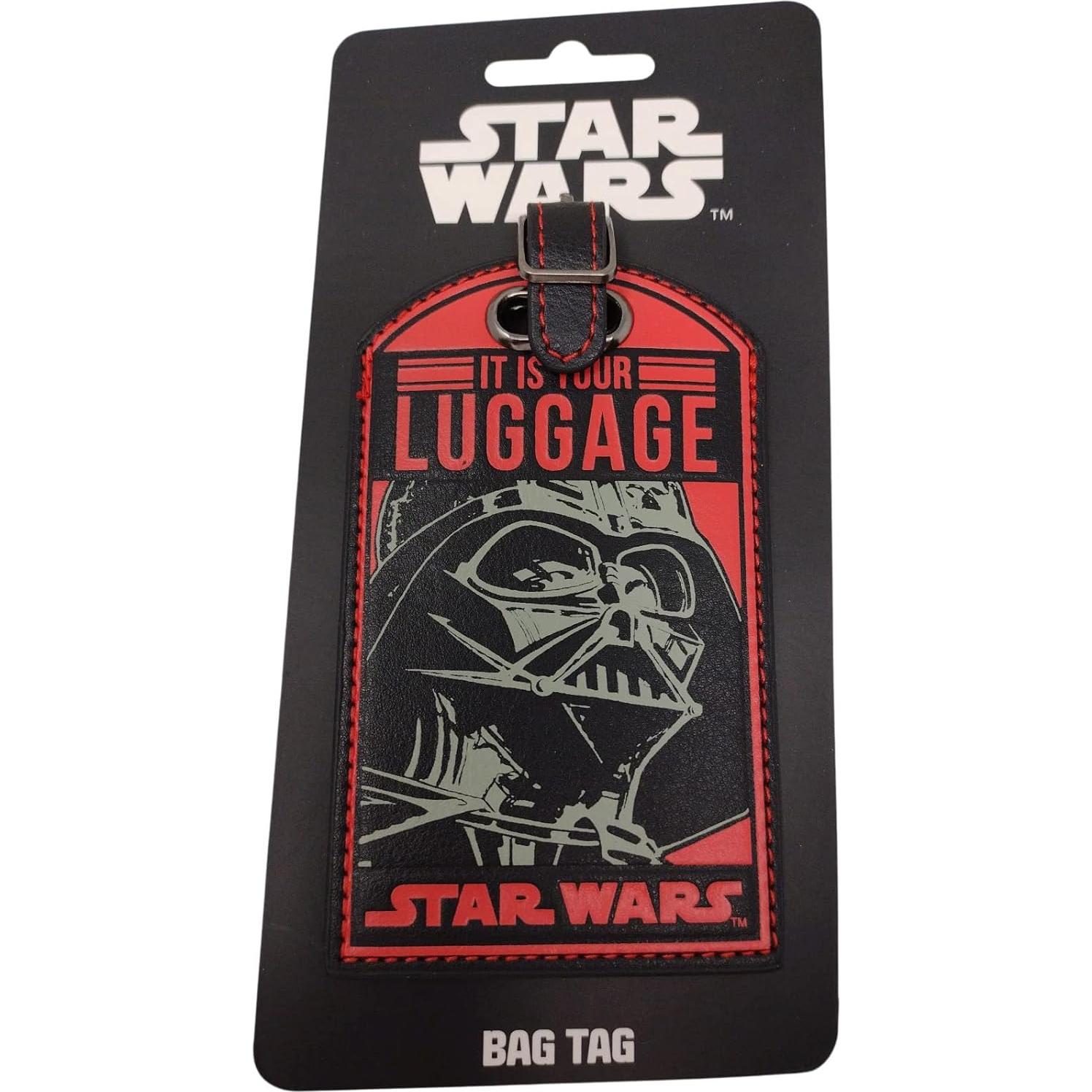 Etiqueta de Equipaje Star Wars Darth Vader Bioworld 11.43x7.62cm