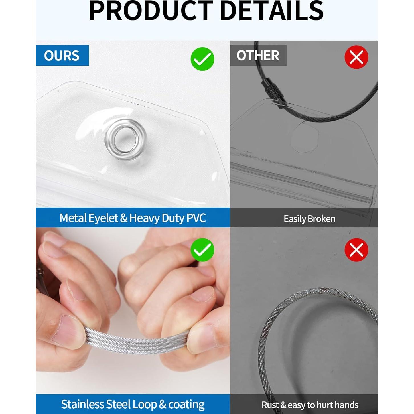 Etiquetas de Equipaje de Crucero NTONPOWER 4 Pack Impermeables