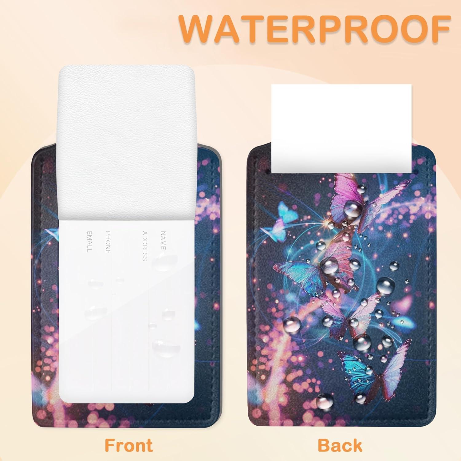 Etiquetas de Equipaje Losthll Mariposa Colorida Paquete de 3