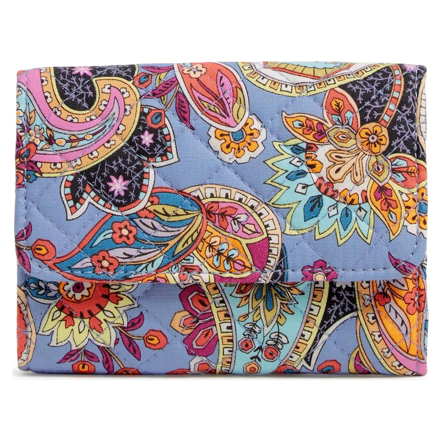 Billetera Compacta RFID Vera Bradley Riley para Mujeres