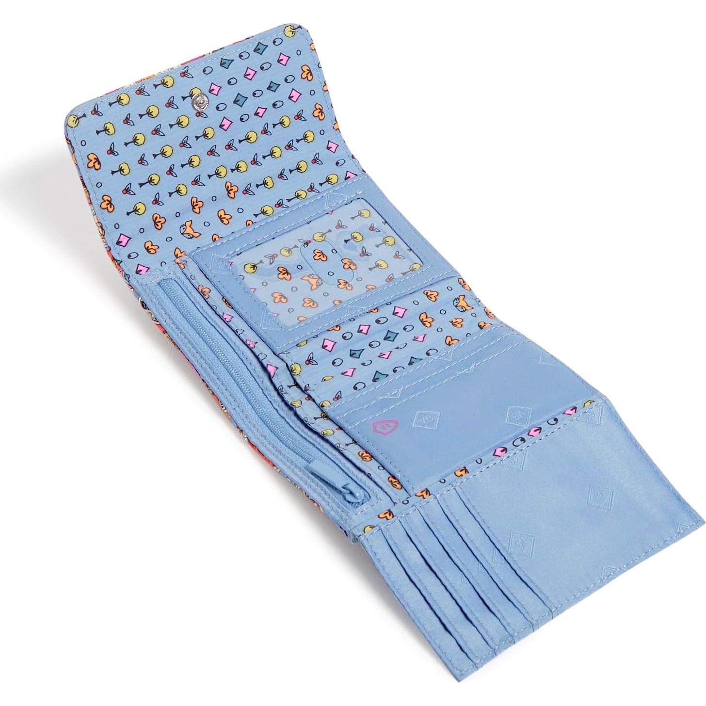 Billetera Compacta RFID Vera Bradley Riley para Mujeres