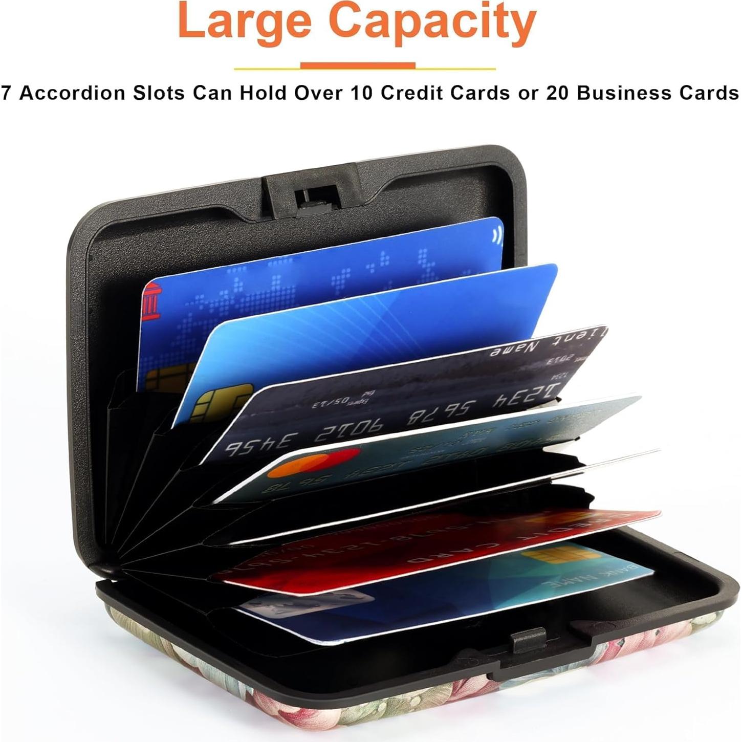 Portatarjetas de Crédito Mayski Aluminio Bloqueo RFID Mini