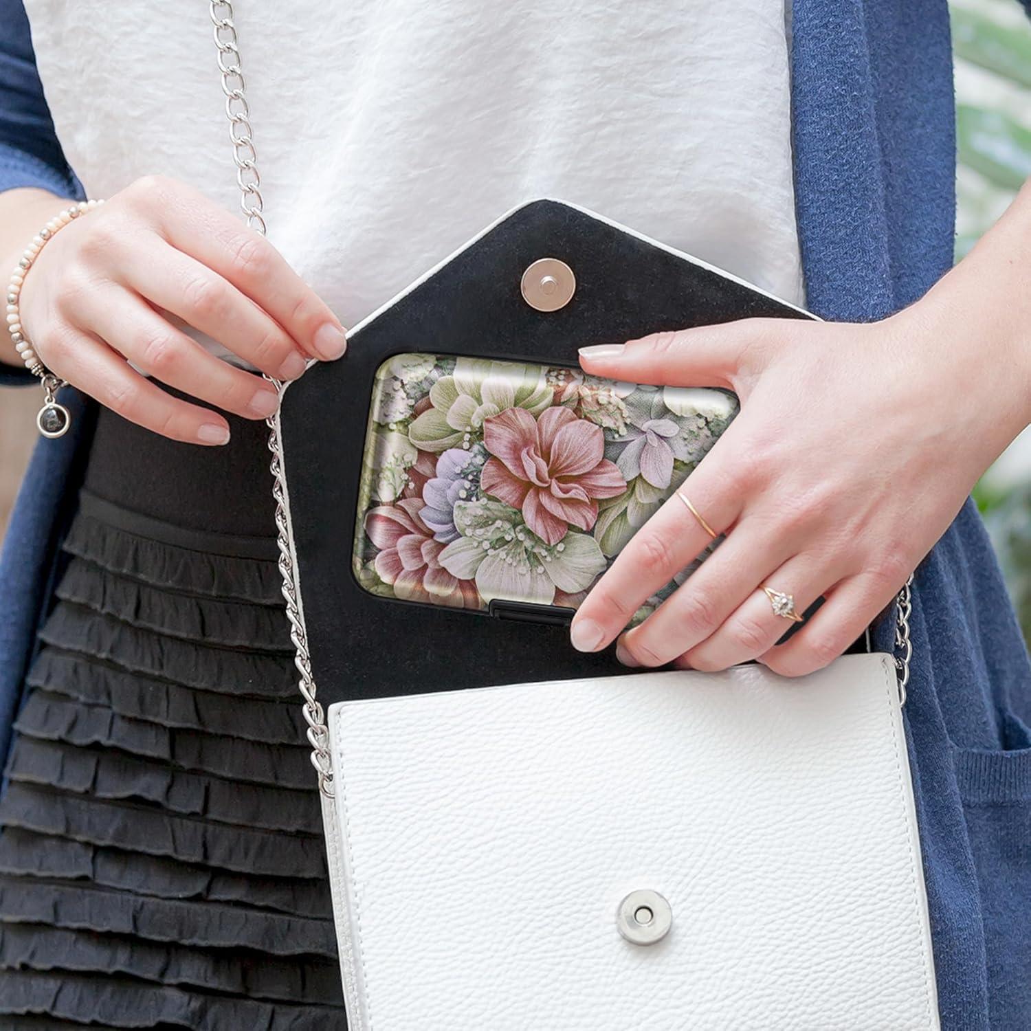 Portatarjetas de Crédito Mayski Aluminio Bloqueo RFID Mini