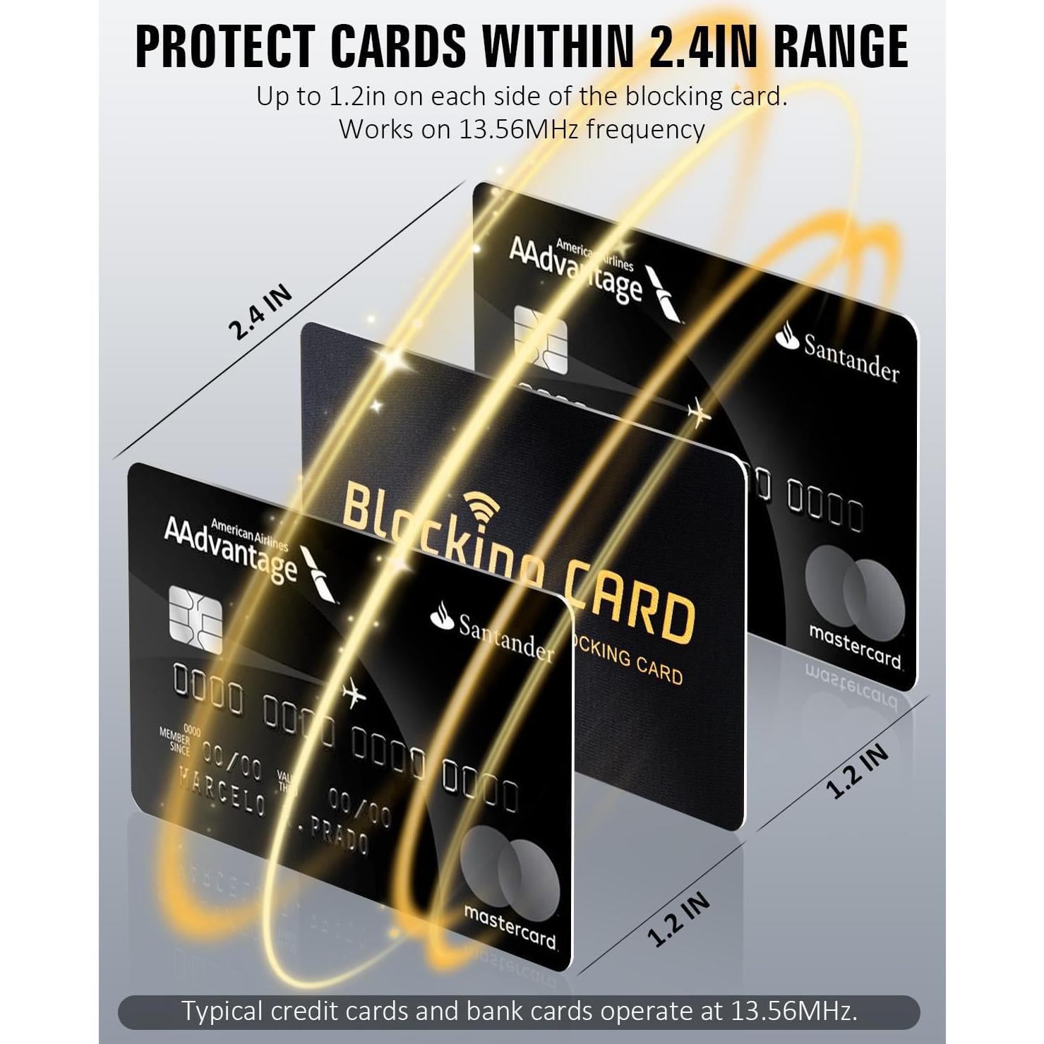 Tarjeta Bloqueadora RFID Schembo - Protección Completa para Billetero