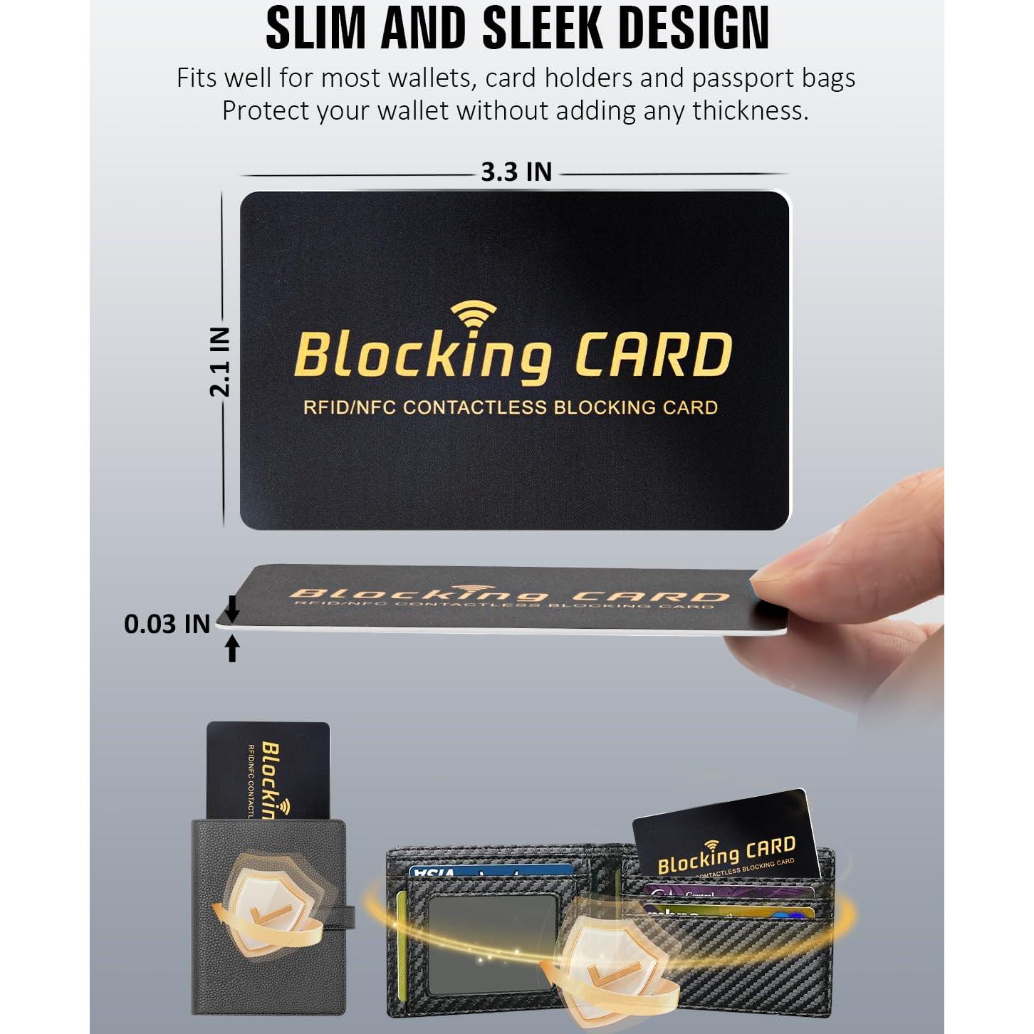 Tarjeta Bloqueadora RFID Schembo - Protección Completa para Billetero