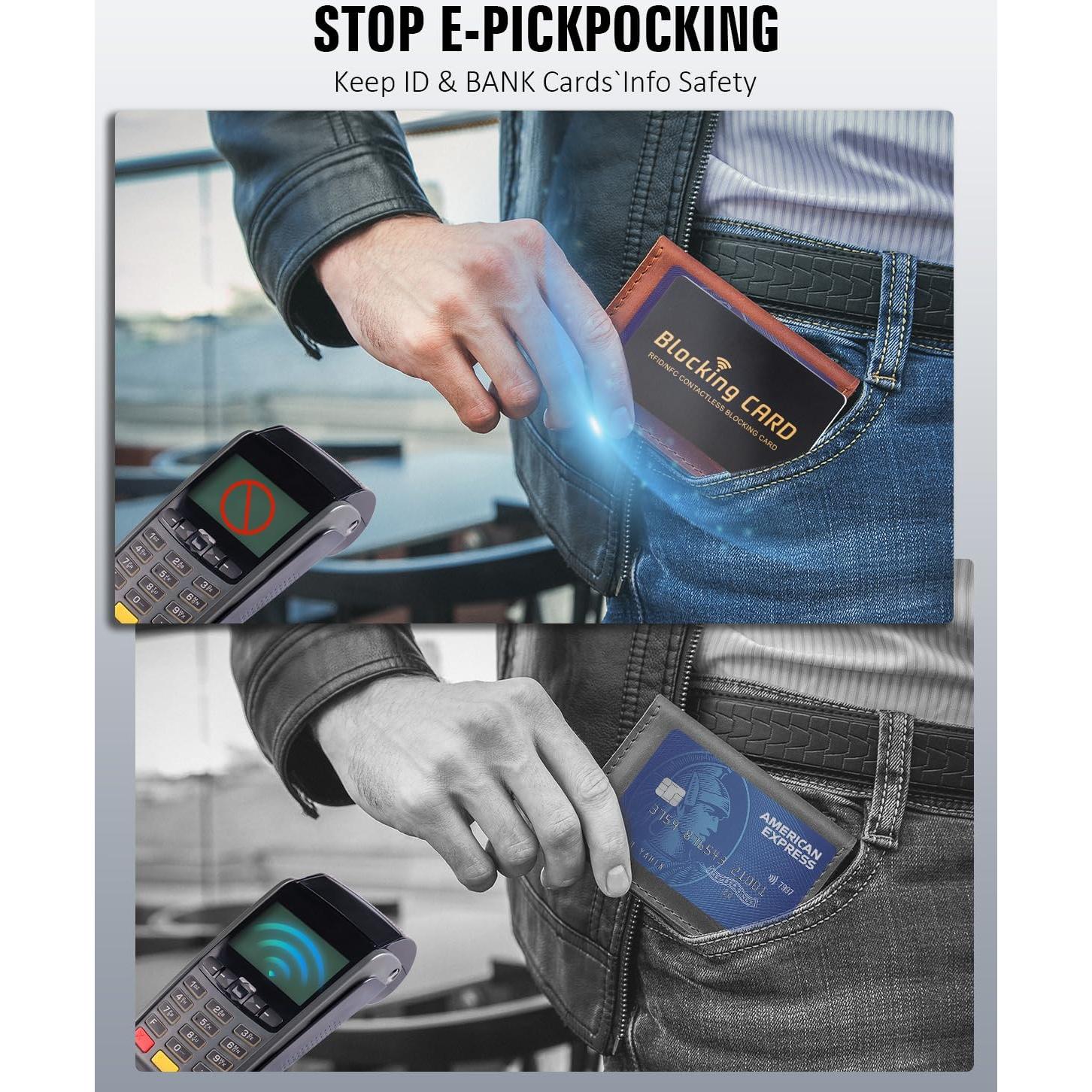 Tarjeta Bloqueadora RFID Schembo - Protección Completa para Billetero