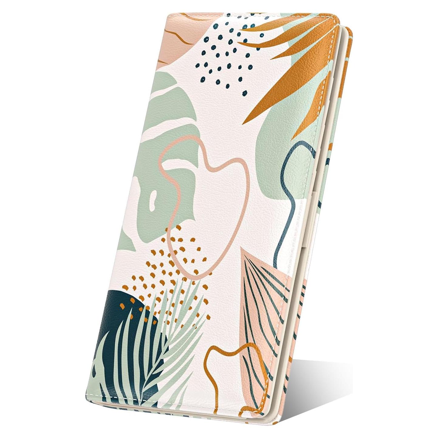 Billetera RFID Delgada para Mujeres Nipichsha - Hojas Boho