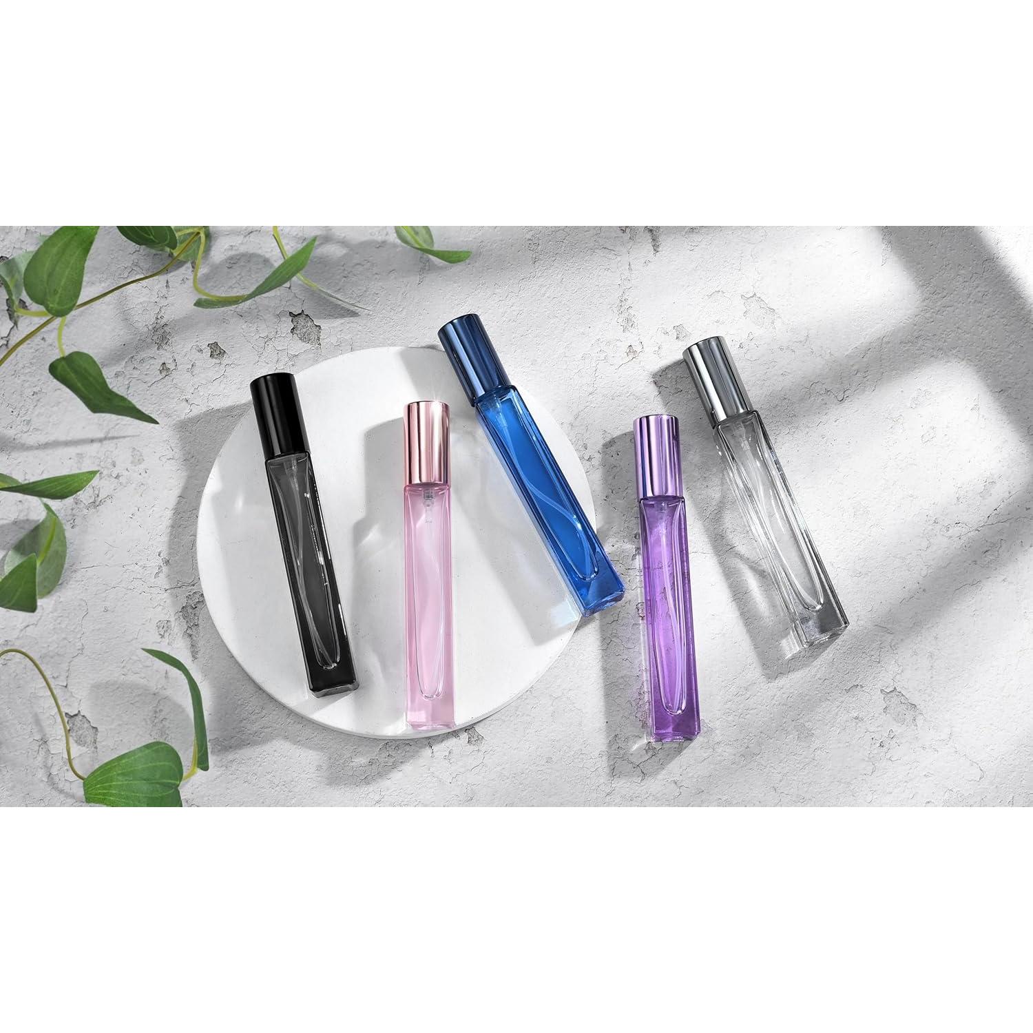 Botellas de Perfume Rellenables Yikimyfo 10ml 3 Pcs Vidrio