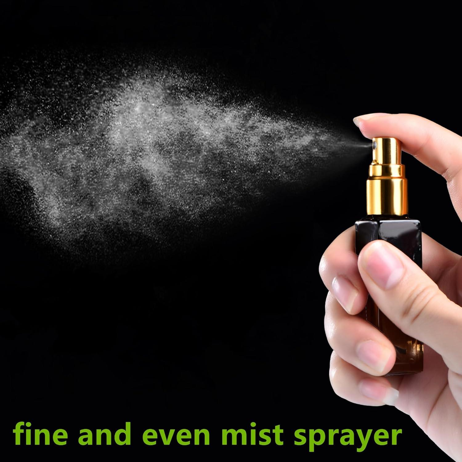 Botellas de Perfume Rellenables Yikimyfo 10ml 3 Pcs Vidrio