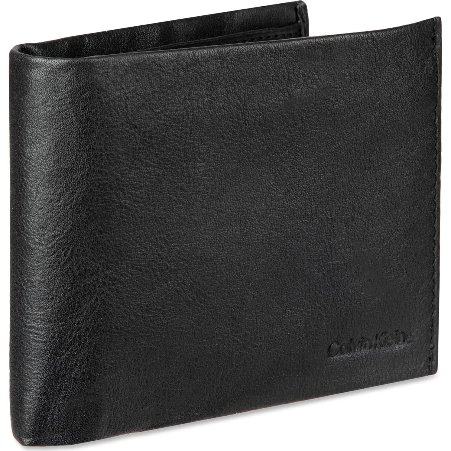 Cartera Bifold Minimalista de Cuero RFID Calvin Klein Hombre