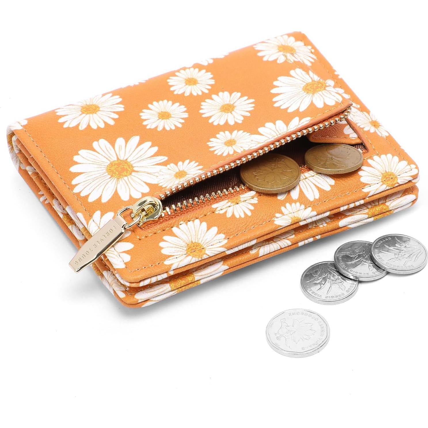 Cartera Bifold Compacta Altally para Mujeres con Bloqueo RFID