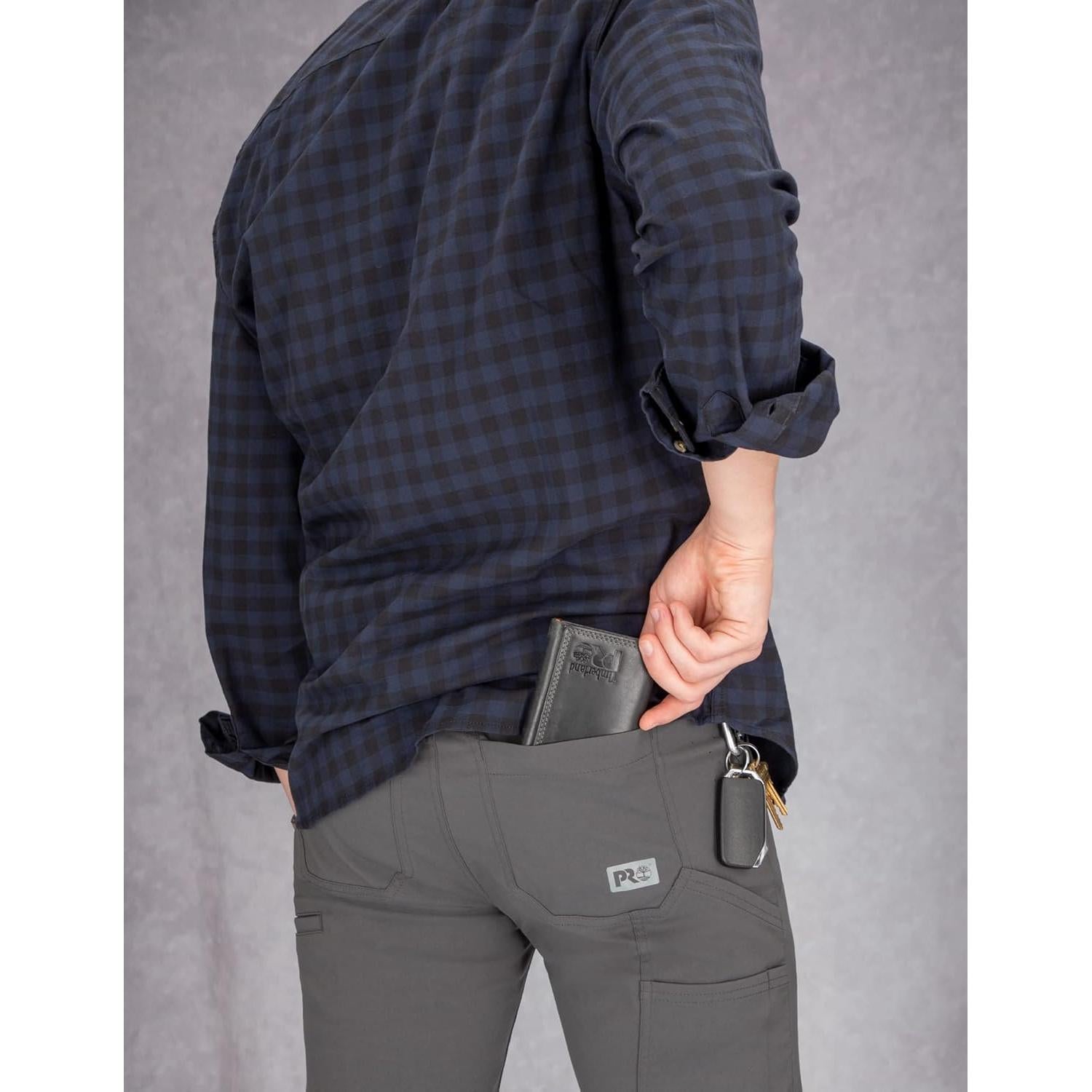 Cartera Trifold de Cuero RFID Timberland PRO para Hombre