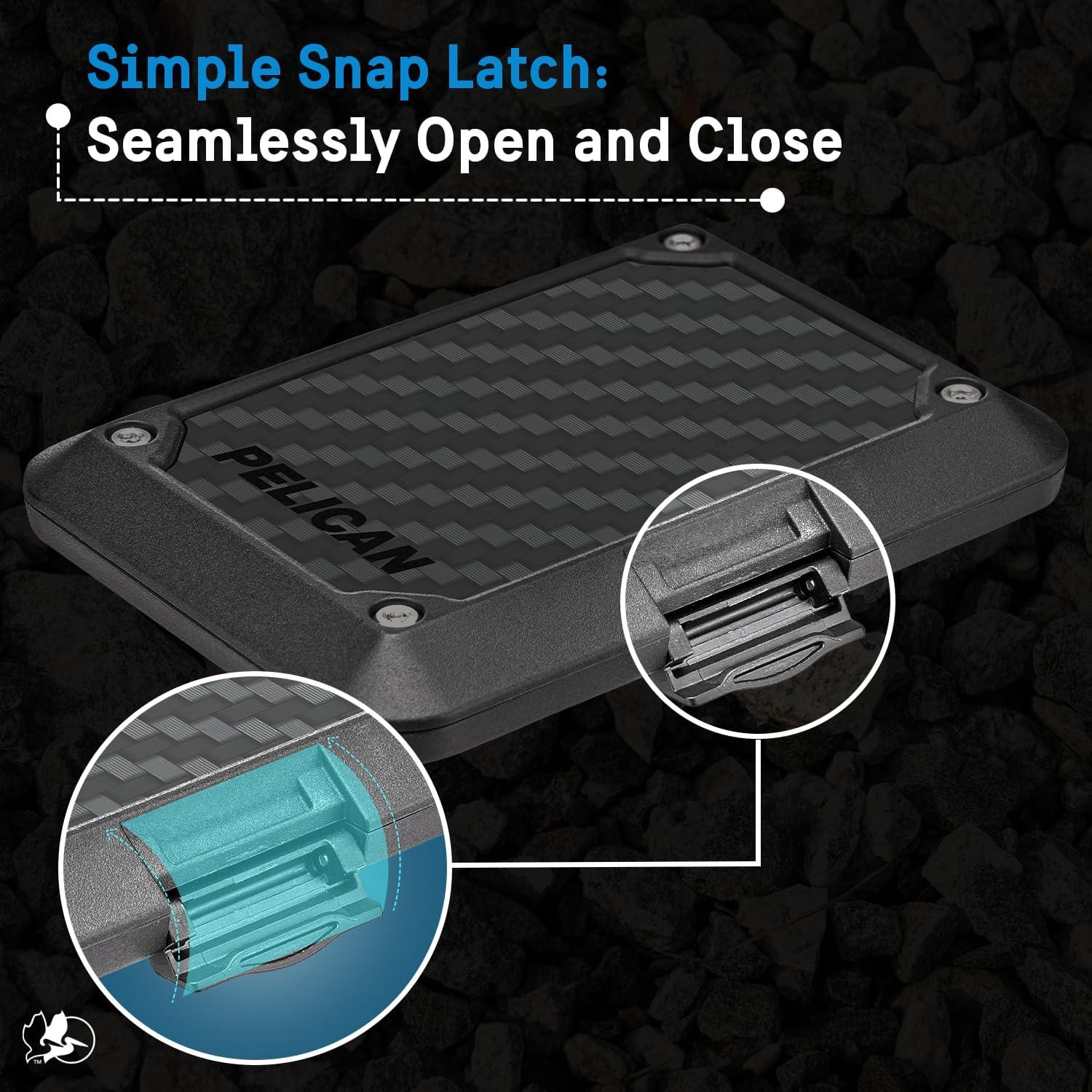 Billetera MagSafe Pelican RFID para iPhone 16/15/14/13/12 - Negra