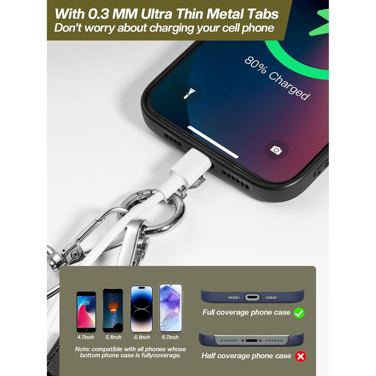 Correa Cruzada Tiostep con Cartera Desmontable RFID Negra