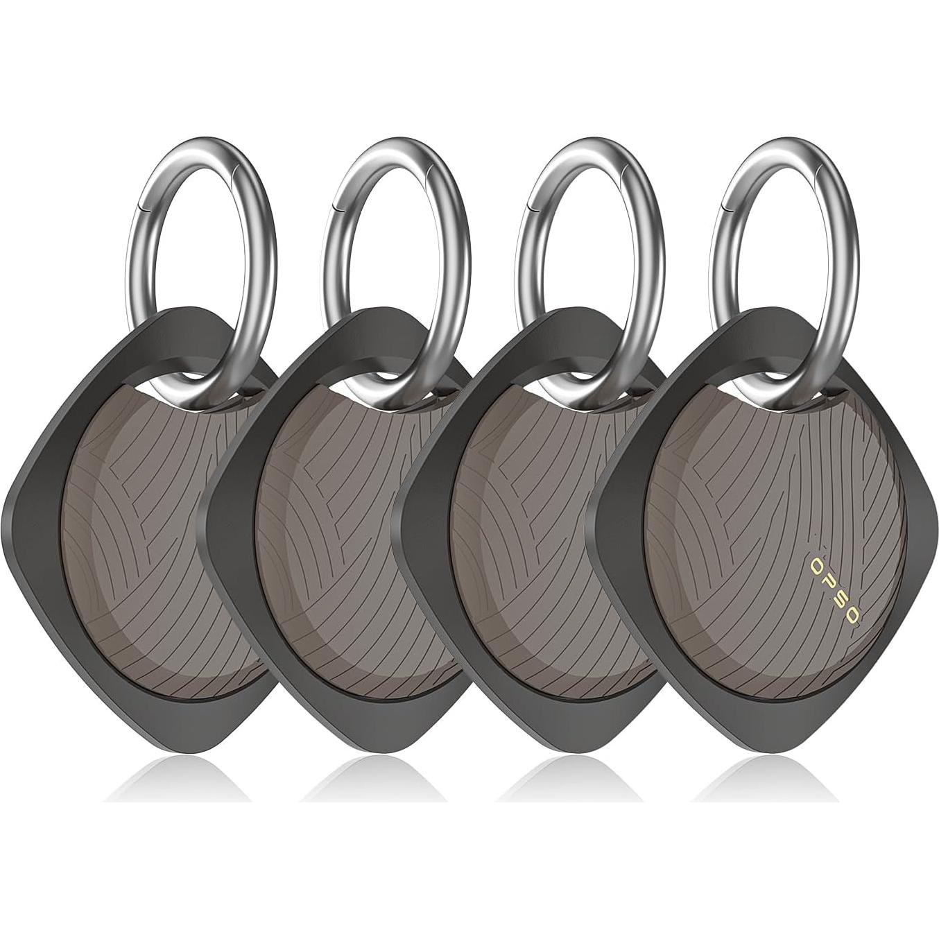 Rastreador Bluetooth OPSO Finder Tag 4PC Negro - Impermeable