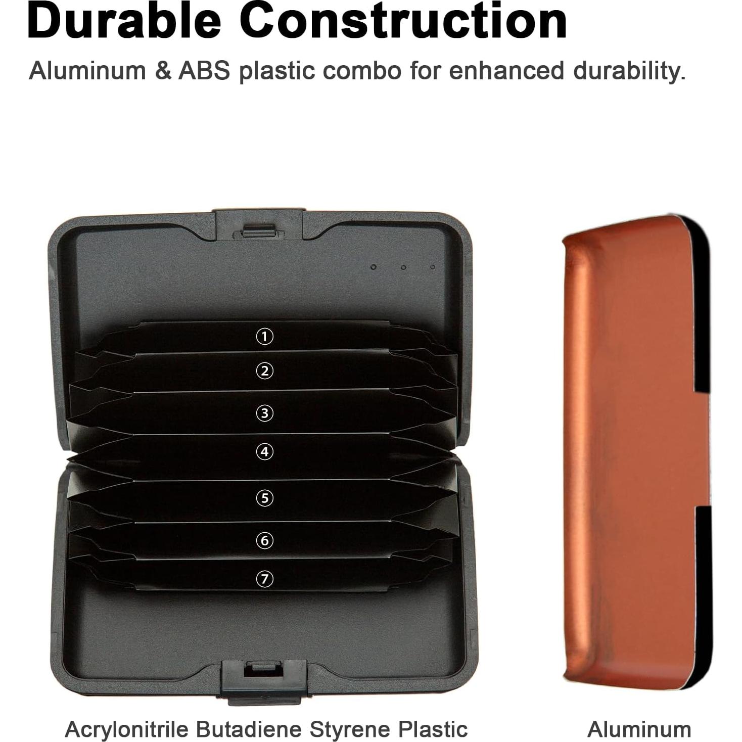 Portatarjetas de Crédito Kaabao con Bloqueo RFID Azul