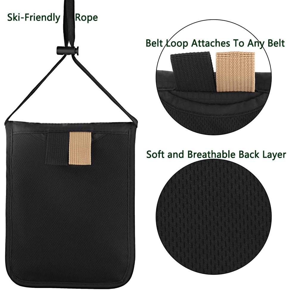 Organizador de Pasaportes KEAFOLS con Bloqueo RFID 15x19 cm